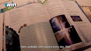 Mom's Best Friend Was Supposed to Teach Me English... But I Gave Her a Lesson in Sex